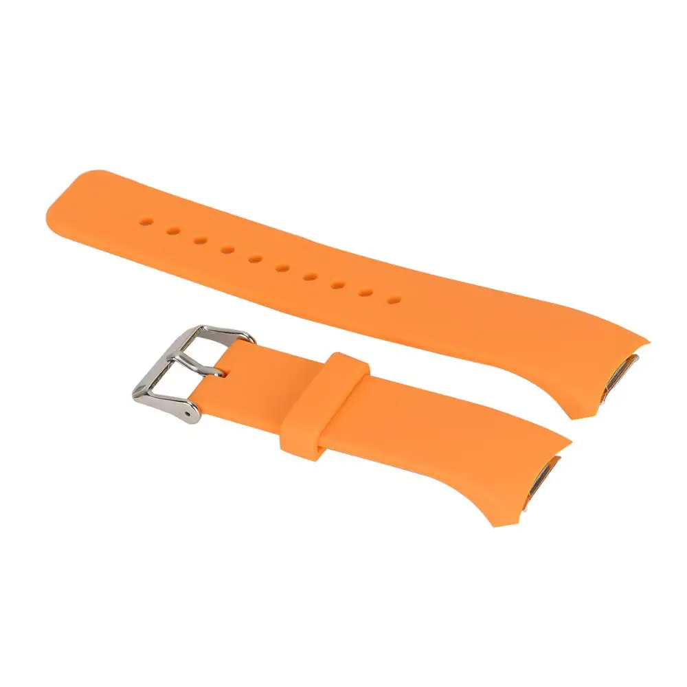 Watch Strap For Samsung Gear S2 R720 Replacement Silicone Solid color Sport Watchband Straps For Samsung  s2 smart watch strap