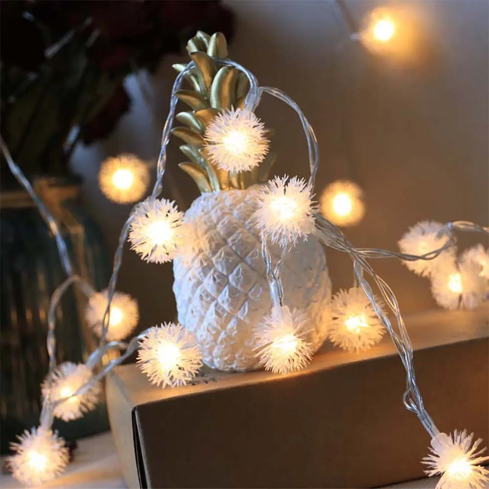 Led natal bola guirlanda string luz led decoração de natal para casa luz de fadas natal ornamento ano novo 3m