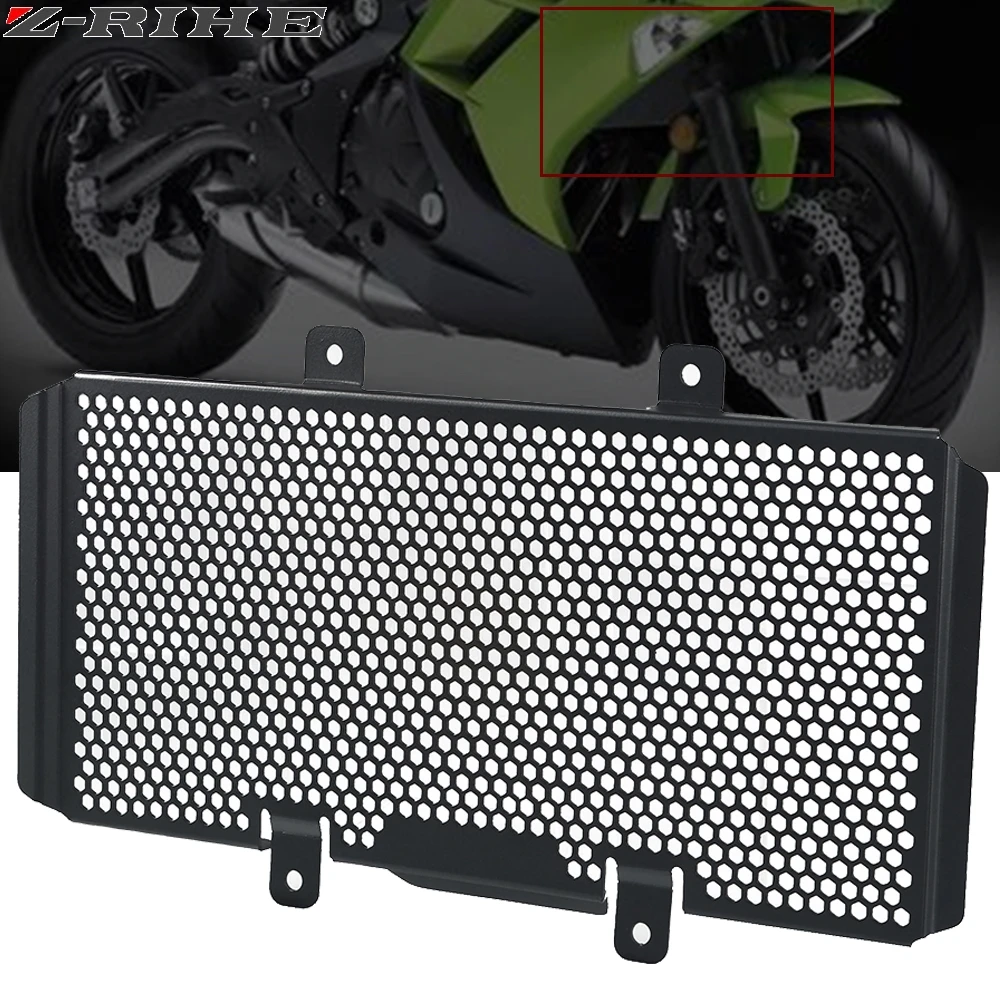 

Motorcycle Radiator Protective Cover Grill Guard Grille Protector For KAWASAKI Versys 650 2010 2011 2012 2013 2014 ER6N ER6F