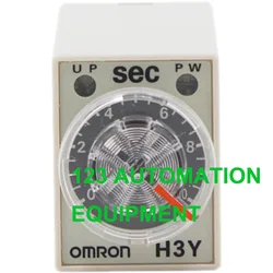 Authentic New Omron H3Y-2-C DC24V Time Relay 1/5/10/30/60sec 3min   24VDC