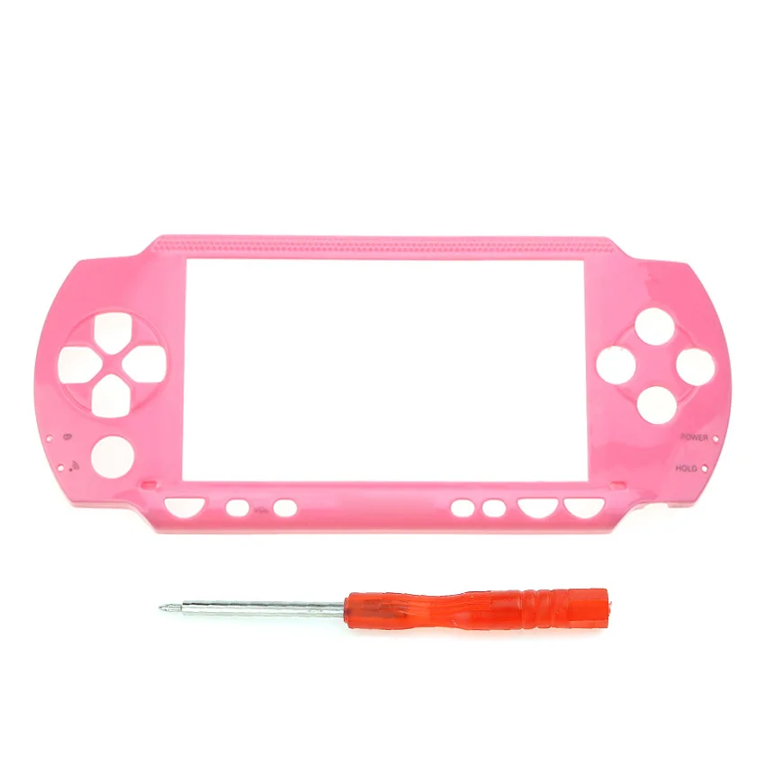 1PC Front Housing Shell Cover Case Replacement For PSP1000 PSP 1000 Game Console + free screwdriver