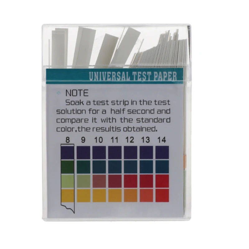 100 strisce 0-14 PH indicatore acido alcalino carta acqua Saliva tornasole Kit di test