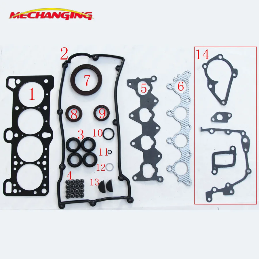 

G4ED-G G4ED FOR HYUNDAI ACCENT II MATRIX FC ELANTRA 1.6 Metal Engine Rebuilding Kits Full Set Engine Gasket 20910-26D00