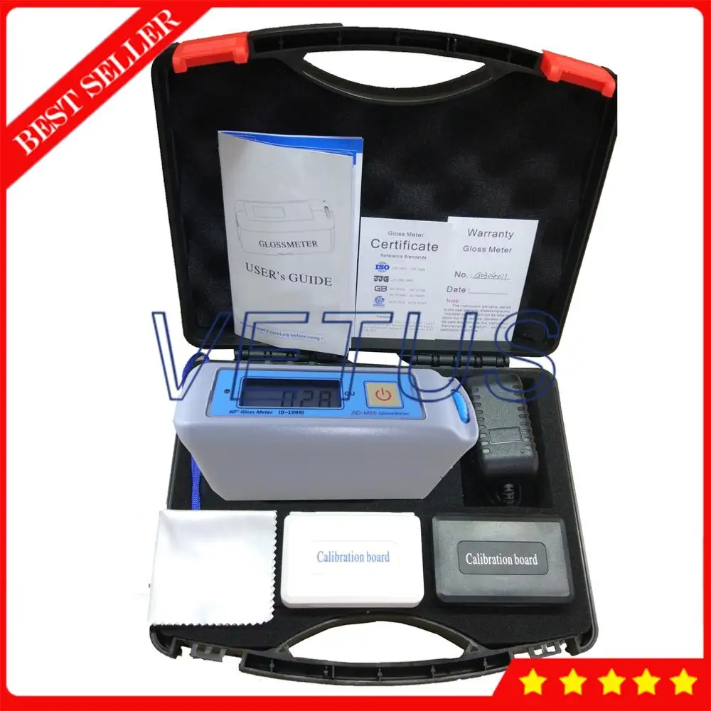 JND-M60 0-199.9GU 200-1999GU grote range Automatische switching Glansmeter Glansmeter voor metalen oppervlak polijsten tester