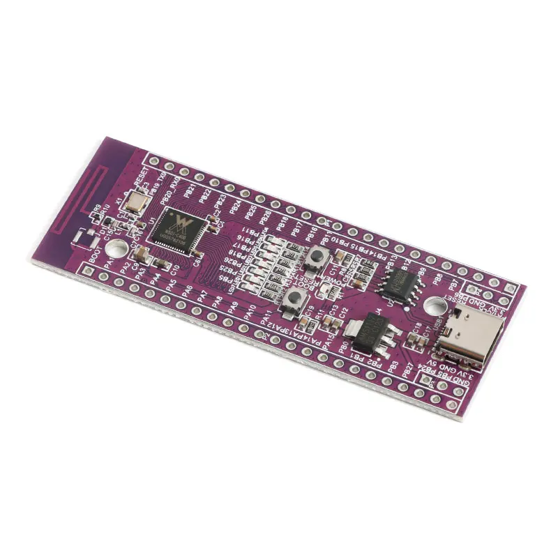 W801 Microcontroller 240MHZ 32Bit WiFi Bluetooth Dual-mode Development Board QFN-56 C400 SoC MCU Chip Development Low Power