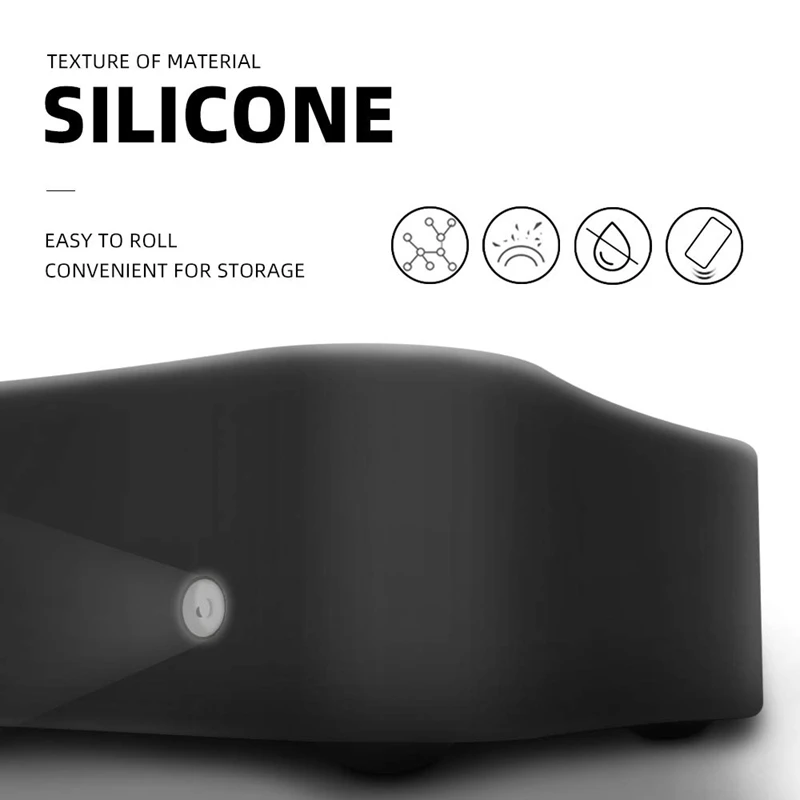 Protective Case Compatible for Apple TV 4K 5Th / 4Th -Anti Slip Shock Proof Silicone Cover
