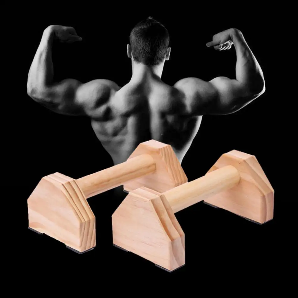 Anti-deformation Wear Resistant Hexagons Design Parallettes Bar Workout Equipment