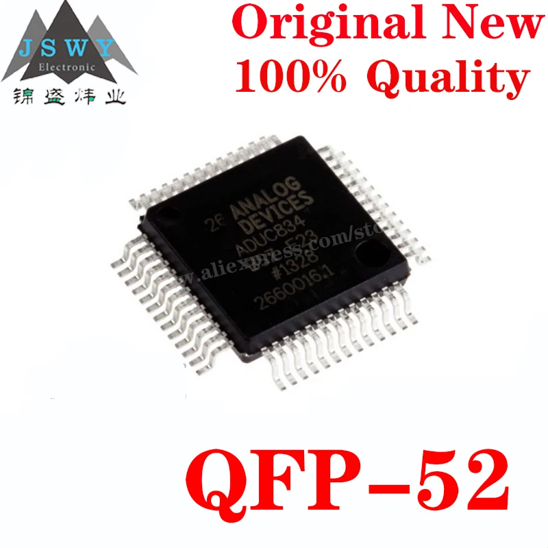 ADUC834BSZQFP-52 Semiconductor 8-bit Microcontroller -MCU IC Chip with the for module arduino nano Free Shipping ADUC834BSZ