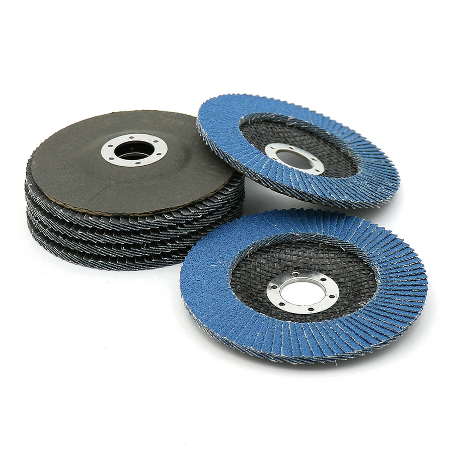 

10Pcs 115mm 80 Grit Zirconia Flap Sanding Disc Wheels For 4.5'' Angle Grinder