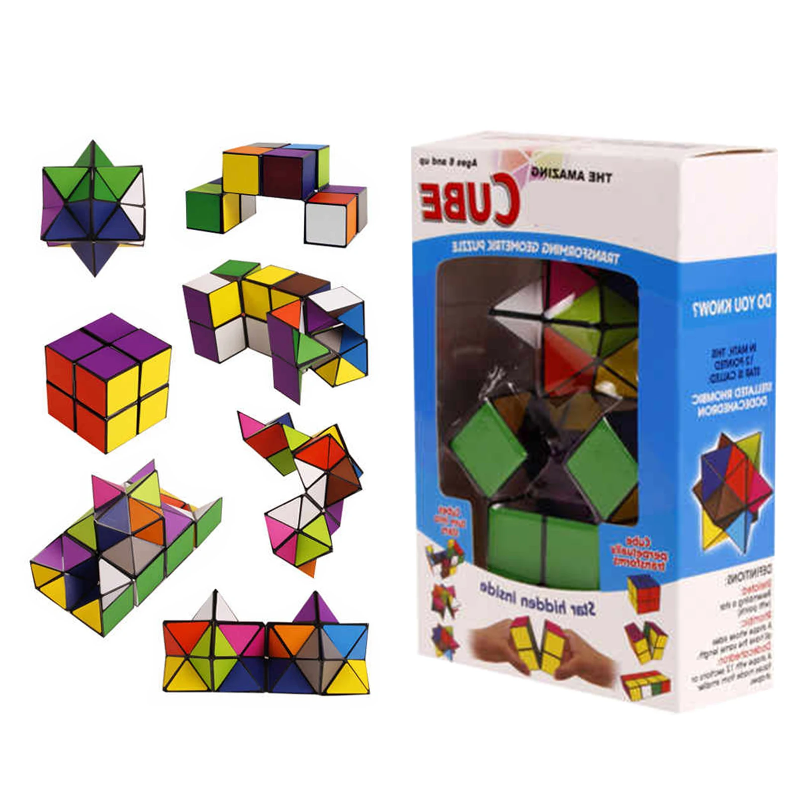 Antistress Infinite 3D Magic Star Cube Office Flip Cubic Puzzle Stress Reliever Autism Toys For Kid Adults