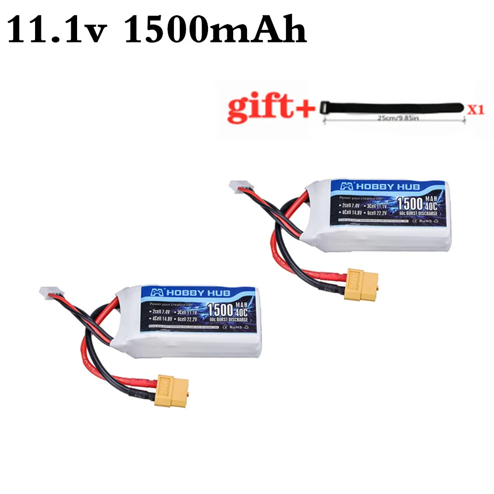 3S 11.1V 1500Mah แบตเตอรี่ Lipo สำหรับ RC รถเครื่องบินเรือ Quadcopter อะไหล่11.1V 40c แบตเตอรี่สำหรับ WLtoys V950