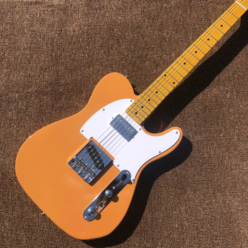 Hot Sale Electric Guitar,High Quality,Maple Fingerboard,Yolk Yellow,Free Shipping