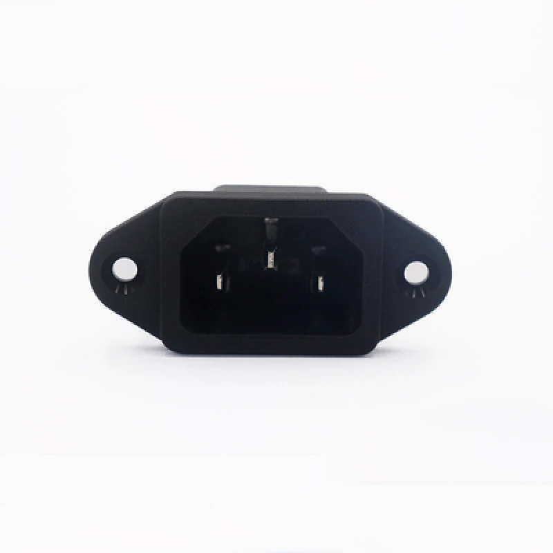 5 sztuk IEC C14 3Pin 320 wtyk męski Panel gniazda zasilania złącza AC 250V 10A