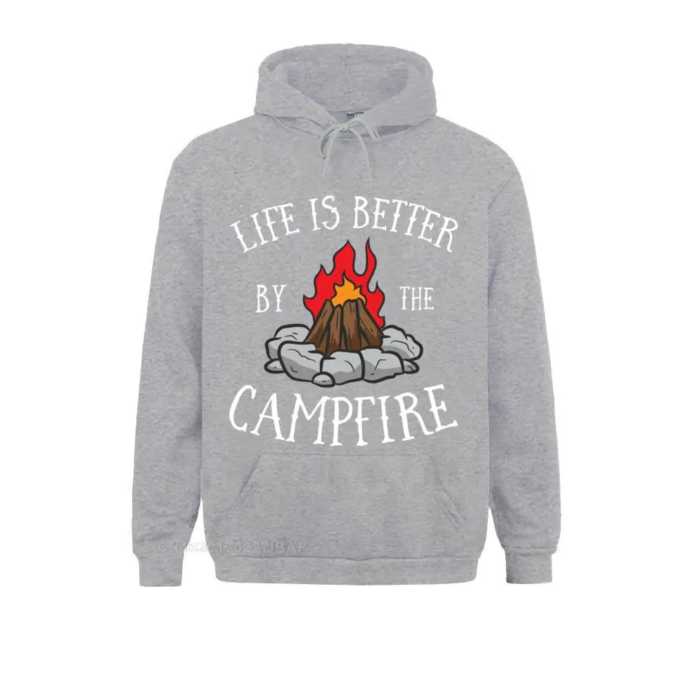 Life Is Better By The Campfire Scouts Camping Campfire Pullover Hoodie Fitness Hoodies For Women Printing Sportswears Cheap