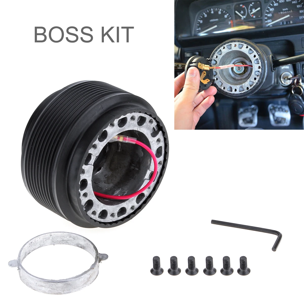 100mmx70mm Universal Car Quick Release Steering Wheel Boss Kit Racing Hub Adapter with 6 Bolts fit for TOYOTA Cars