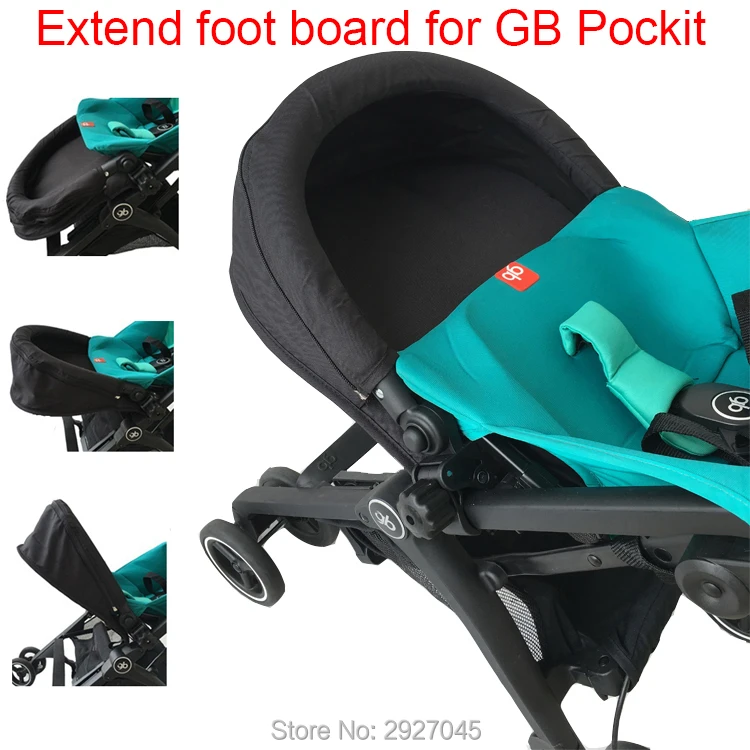 Baby stroller accessories extend footboard extension foot rest ONLY For Pockit, Pockit plus  All-Terrain  (Not for All-City).