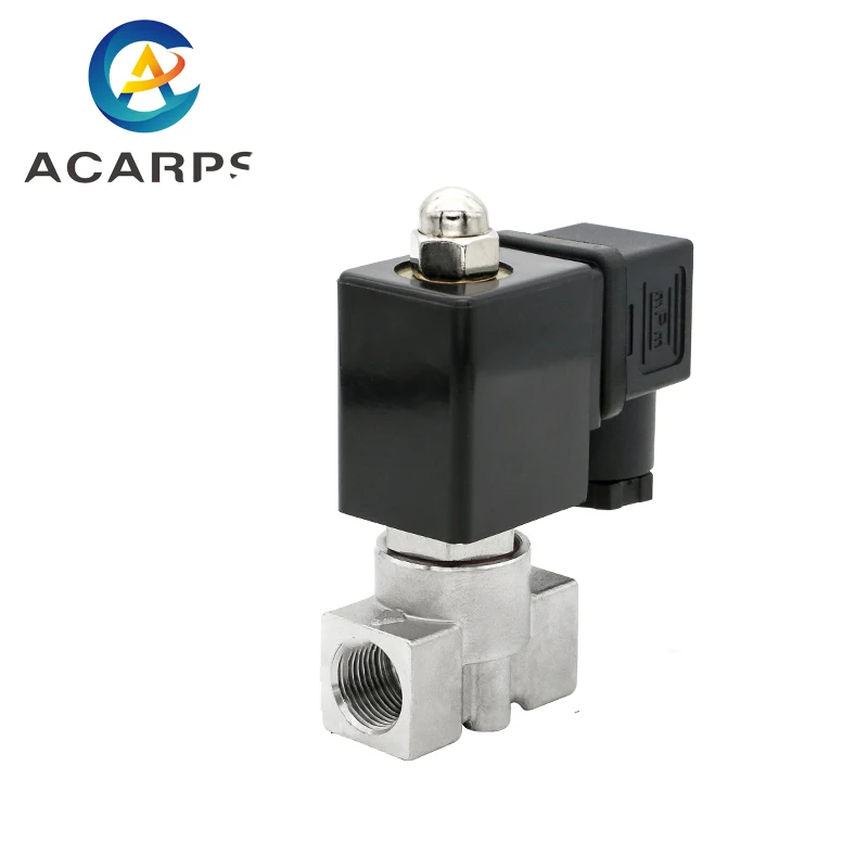 

DN10 3/8"12v 110v 220v 24v Water Gas 304 Stainless Steel Electric Solenoid Valve for Water