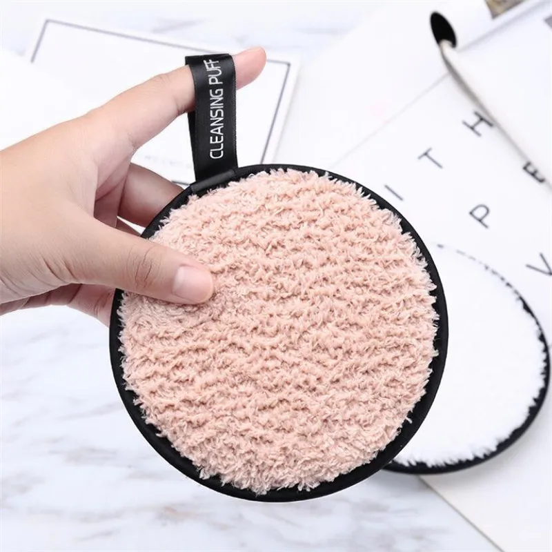 Mikrofaser-Reinigungstücher Gesichts-Make-up-Entferner Pads Baumwolle Doppelschichtige Gesichtsreinigungstücher Wiederverwendbare Nagelkunst-Reinigungstücher – Detail 9