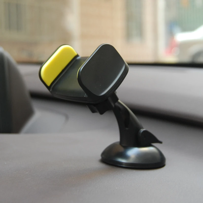 360 Rotatable Car Holder Windshield Car Phone Holder Stand Mount Support Extendable Car Phone Holder GPS Display Show Bracket