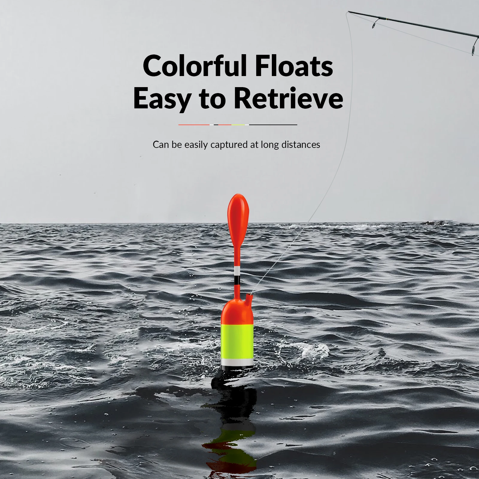 THKFISH 5pcs Fishing Floats Slip Bobber 15g 10g 5g Floatage Balsa Wood Fishing Bobbers Buoys Freshwater Sea Fishing Float