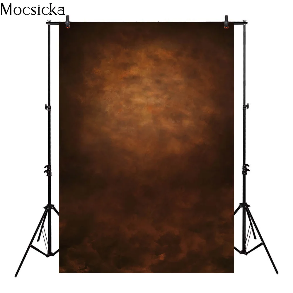 Dark Brown Texture Backdrop Photocall Abstract Birthday Portrait Background Retro Wedding Bridal Shower Photography Studio Props