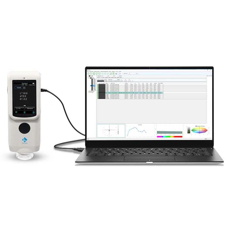 Lcd Display Spectrocolorimeter Met Etc Real-Time Kalibratie Technologie Nauwkeurigheid 0.1 Capacitieve Touchscreen