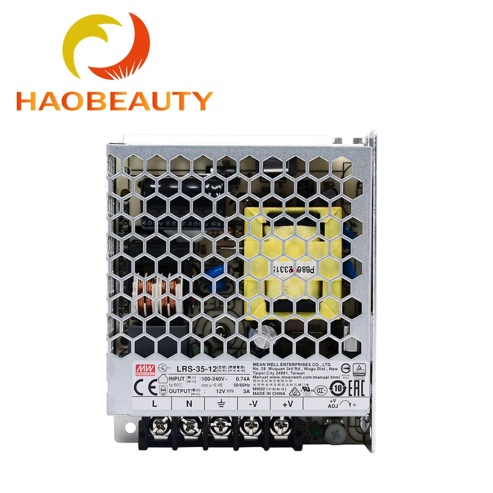 MEANWELL LRS-35-12 3A 36W تحويل التيار الكهربائي إخراج واحدة