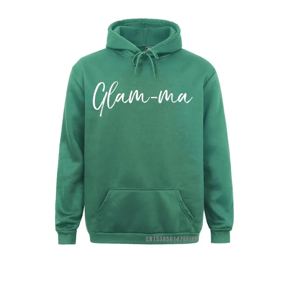 Womens Cute Mother's Day Gift For Grandma Glamorous Pun Glam-Ma Hoodie Plain Men Sweatshirts Long Sleeve Hoodies Hoods