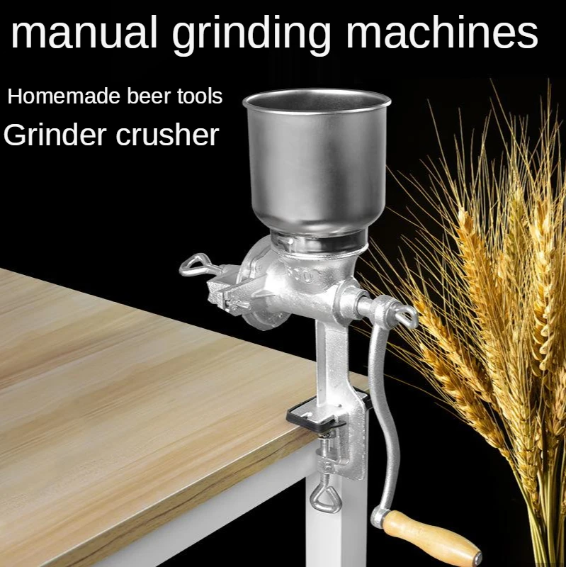 Manual Hand Mill Mill Medicinal Materials Grain Walnut Peanut Corn Grinder Fermentation and Crushing