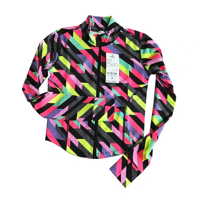 Women Sports Jacket Running Sport Coat Long Sleeve Fitnes Tops Zipper Yoga Shirt Workout Jacket Gym Clothing Outdoor Sportswear