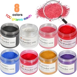 SEISSO 50/100g Mica Powder Epoxy Resin Pigment Glitter Powder Handmade Soap Making Pigment for Eyeshadow and Lips Makeup Dye