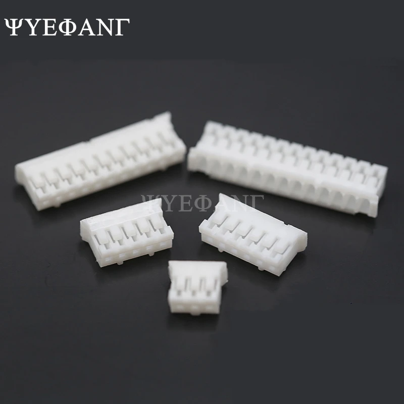 50PCS PH2.0 Connector 2.0MM Pitch Female Housing Plastic Shell Plug 2P 3P 4P 5P 6P 7P 8P 9P 10P 12P For PCB Board PH