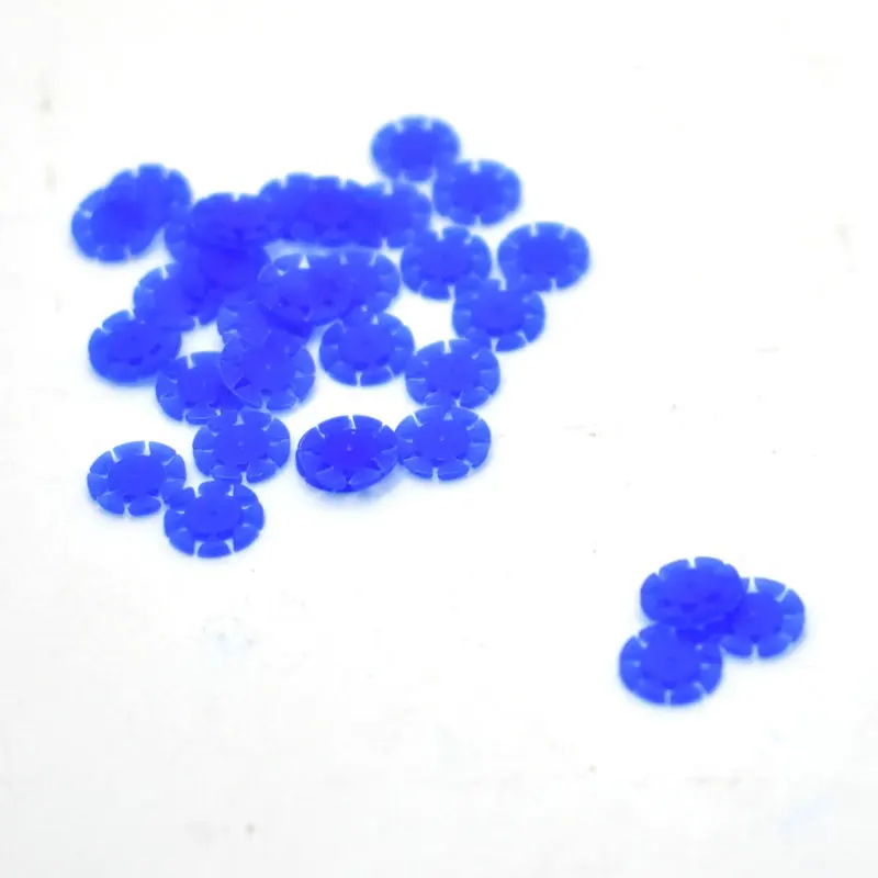 100pcs Dental Endo Files Stopper Flower Disinfection Marking Circle Dental Ring Counters For  Endodontics Files Dentistry