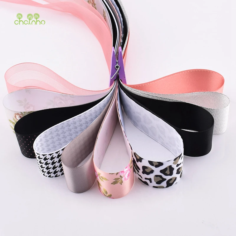 High Quality,Mixed Black&Pink Colour Ribbon Set For DIY Handmade Gifts&Crafts Packing,Hair Ornament Accessories,HB131