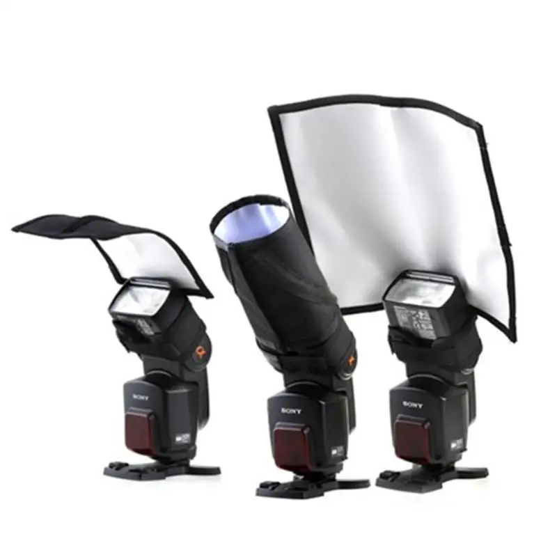 Foldable Diffuser Photo Light Flash Reflector Photography Speedlight Softbox for Nikon METZ Olympus Sony Cameras difusor flash