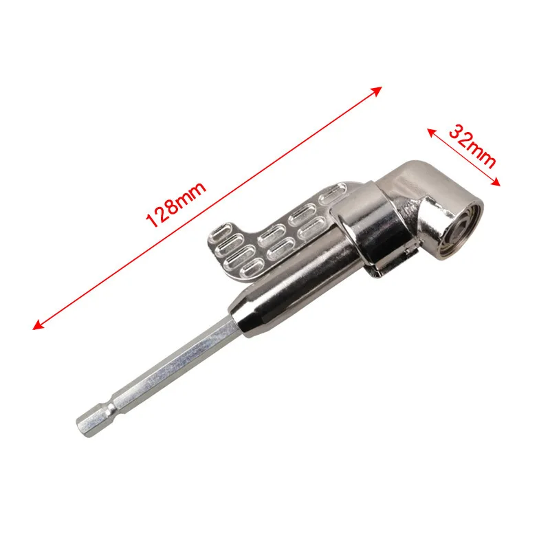 Angolo di 105 gradi Set di Cacciaviti Punte Ugelli Angolo di Adattatore del Supporto Regolabile Screw Driver Tool 1/4 "Pollici Magnetica Testa Ad Angolo