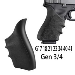Rubber Grip Sleeve For GLOCK 17,18, 20, 21, 22, 31, 34, 40, 41 Hunting Tactical For Taurus G2c, G3c, PT111