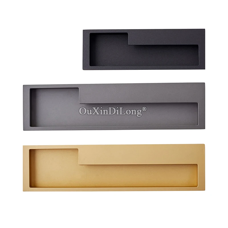 

Brand New 2PCS European Recessed Invisible Furniture Handles Cupboard Wardrobe Kitchen Shoe Cabinet Pulls Handles and Knobs