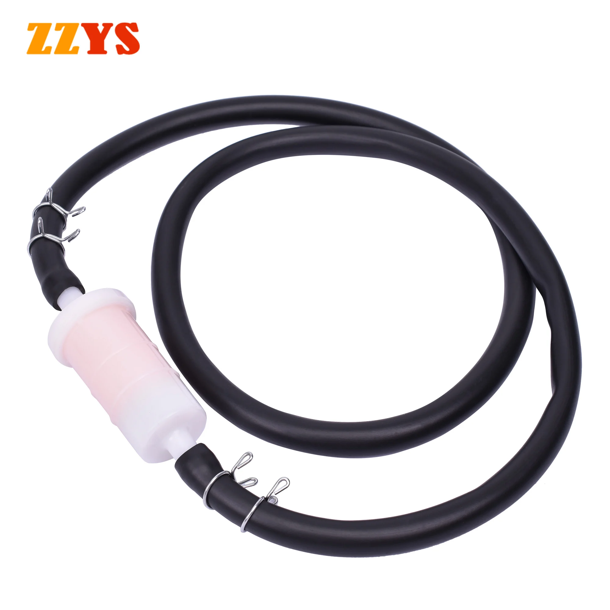 

10mm Motorcycle Moped Scooter Dirt Bike ATV Go Kart Petrol Gas Gasoline Liquid Oil Fuel Filter Oil cup & Hose & Clip Oil Tube