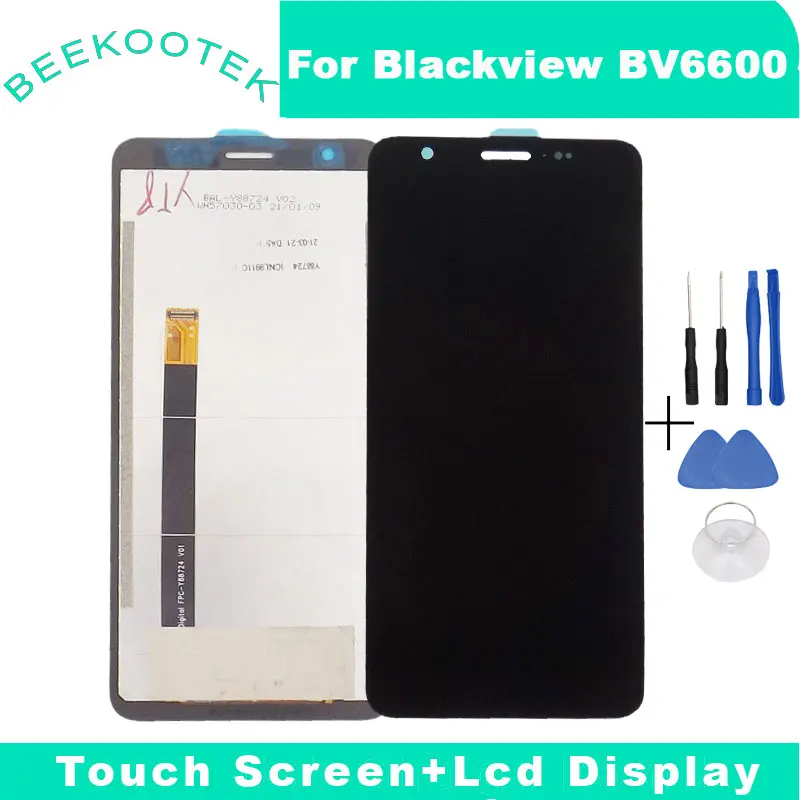 

New Original Blackview BV6600 LCD Display + Touch Screen Digitizer accessory For Blackview BV6600 5.7inch Android 10 Smartphone