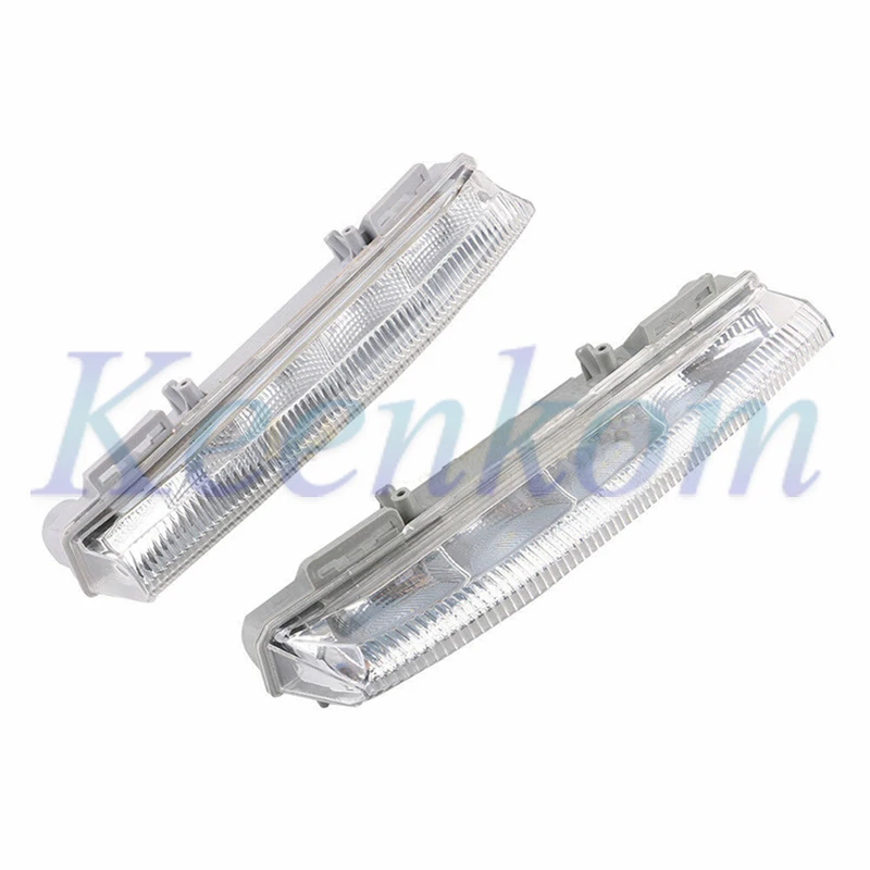 2049068900 2049069000 Front Pair Left Right LED DRL Daytime Running Lamp Fog Light For Mercedes-Benz W204 S204 C350 W212 R172