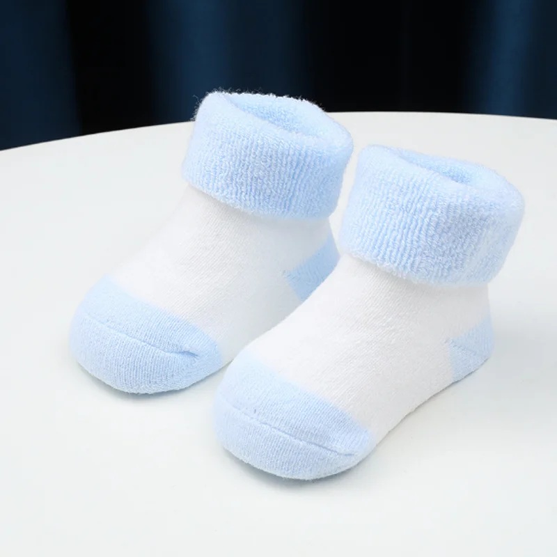 New baby socks for 0-1 years old color matching boys and girls baby foot socks