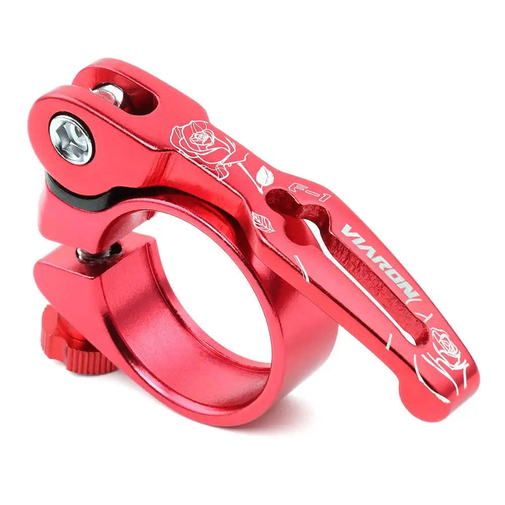 31.8/34.9mm  Aluminum Alloy MTB  Bike Seat Clamp Gub  Quick Release Road Fixed Gear Bike Spare For Bicycles Parts