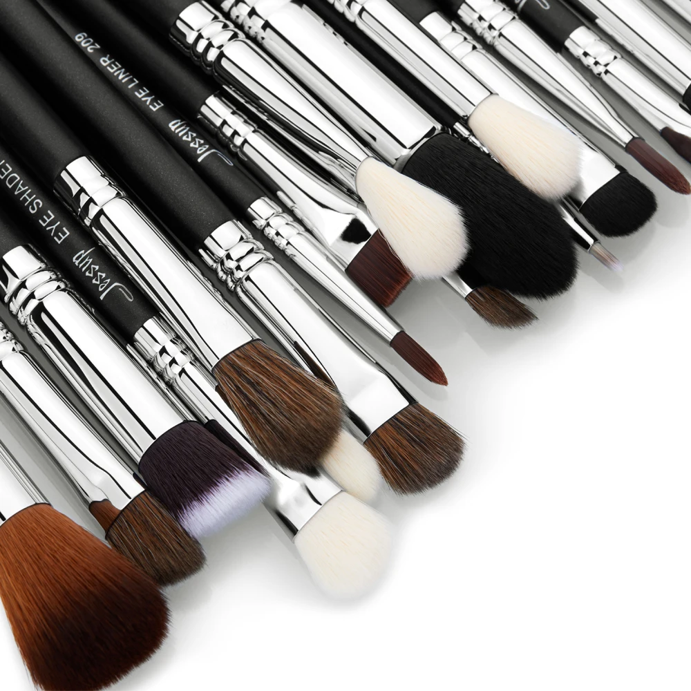 Jessup Brushes Professional Makeup Brush Kit Foundation Eyeshader Lipsticks Powder Blending Fiber Hair Cosmetic Tool 7-27pcs