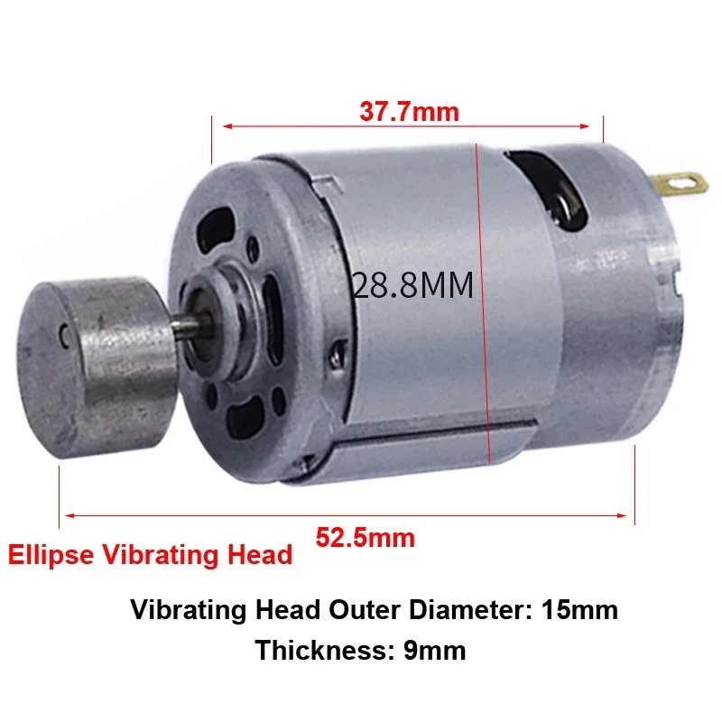 

385 Vibration Motor Electric DC 12V 24V 4000rpm 8000rpm High Speed Vibrating Motors Vibrator Metal 12 V DIY Model Massage RS385