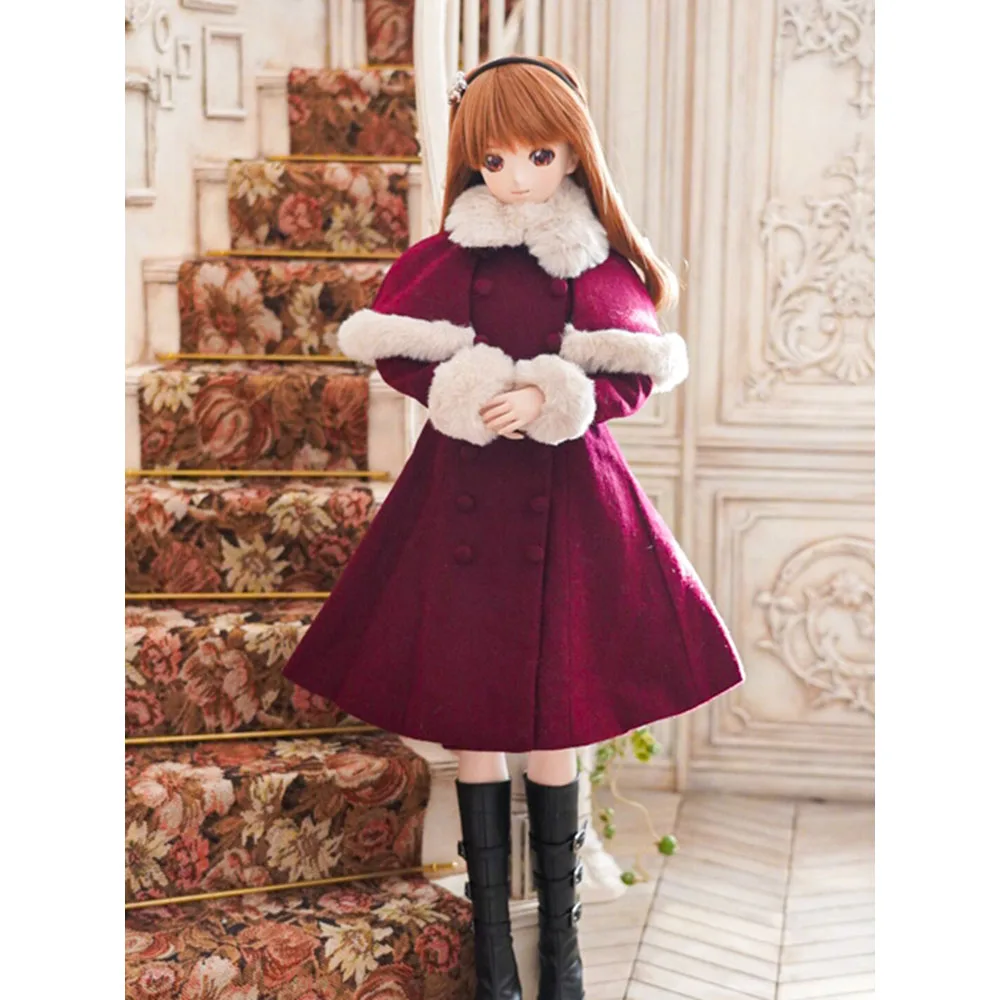 

BJD Cloak Cape Long Dress Skirt Outfits Clothing Suits For 1/3 24" Tall Female SD10 DK DZ AOD DD Doll Wear