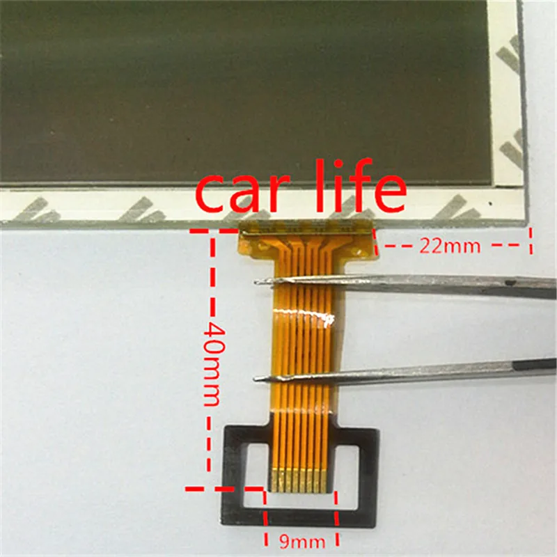 1 piece 100% Originais 6.5 inch 8 pins glass  touch Screen panel Digitizer Lens for C065GW03 V0 LCD