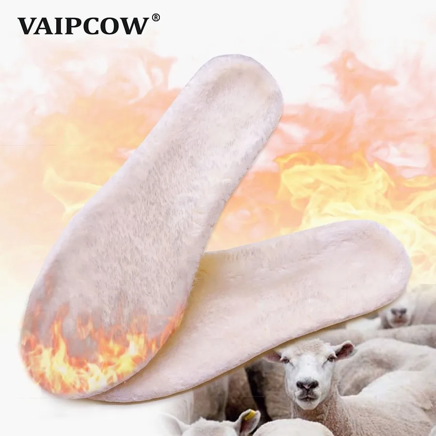 Winter Warm Heated Insoles Soles For Shoes Soft Thick Pad Warm Insoles Cashmere Thermal Insoles Snow Boots Fur Insoles Pads