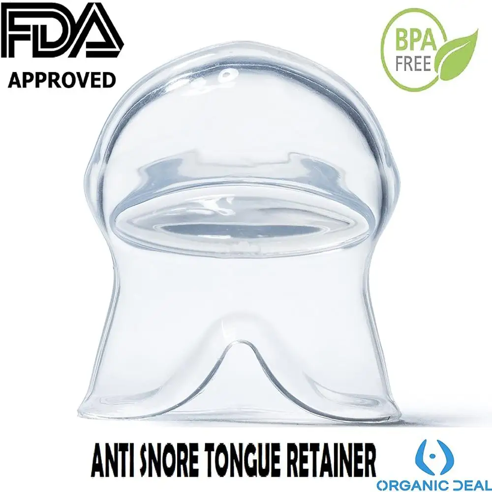 Anti Snoring Mouthpiece Tongue Retainer Helps to Eliminate Snoring Anti Snore Device Silicone Snore Sleep Apnea Anti Ronflement