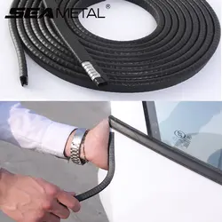 SEAMETAL Car Door Edge Scratch Protector 10M Sealing Strip Guard Trim Automobile Door Stickers Decoration Protector Accessories